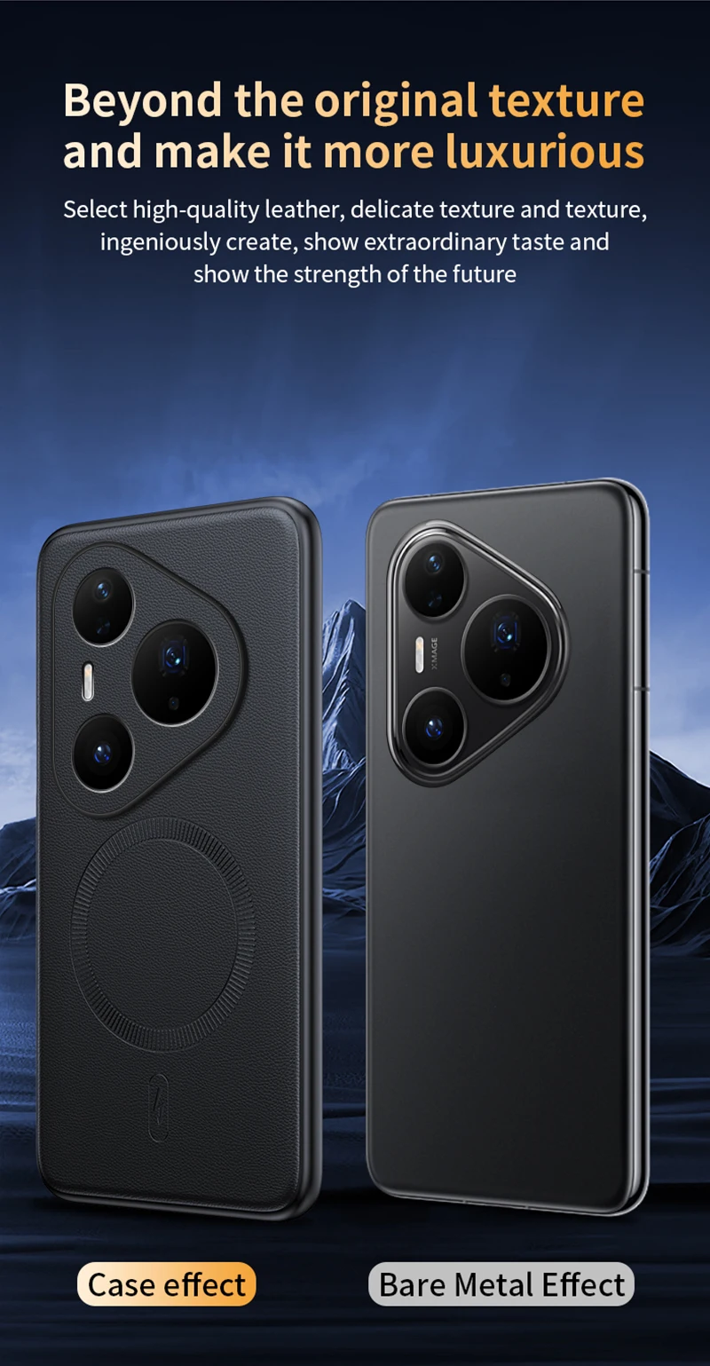 Für Huawei Pura 80 Pro Plus Hülle Magnetische Leder-Schutzhülle Hochwertige Anti-Fingerabdruck Rutschfeste PC+TPU – Detail 11
