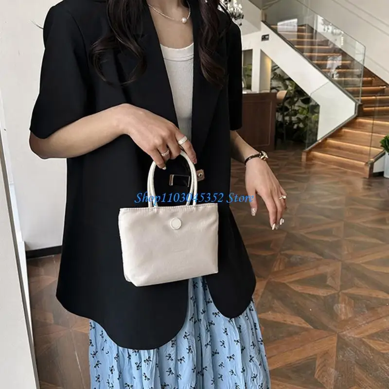 حقيبة سفر نسائية ذات سعة كبيرة بمقبض علوي، حقيبة يد بلون واحد، حقيبة تسوق متطابقة تمامًا، حقيبة يومية غير رسمية