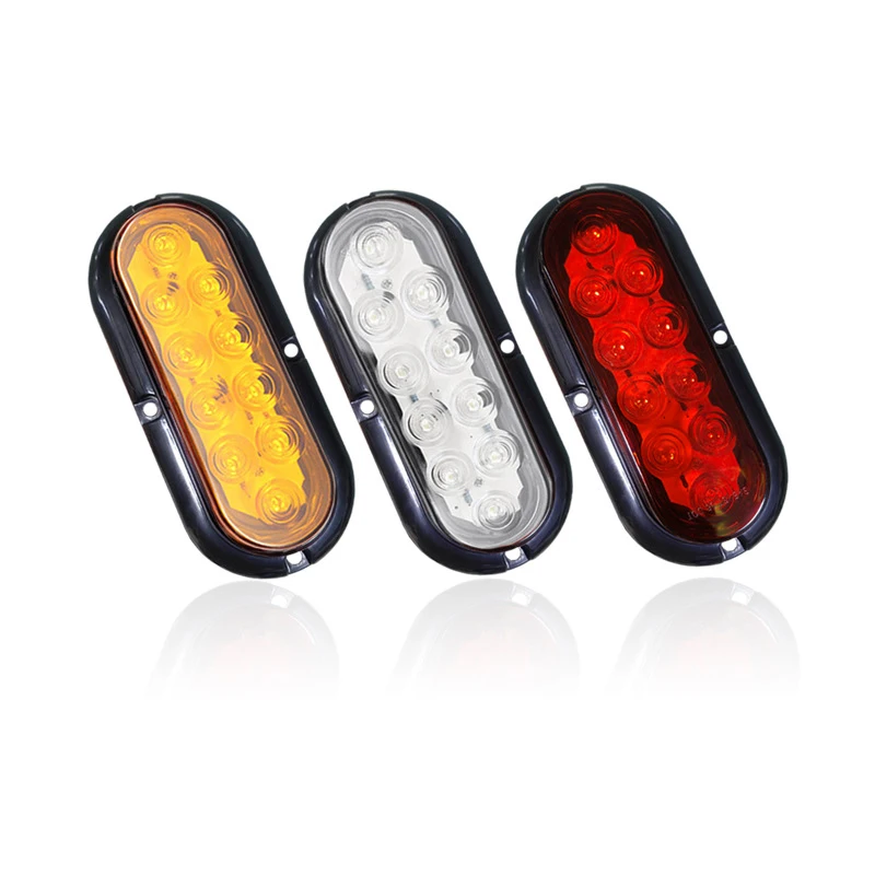 

Задние тормозные фонари для грузовика, задние фонари заднего хода, задний фонарь заднего хода, задний фонарь, водонепроницаемый фонарь, 2 шт., 10 дюймов