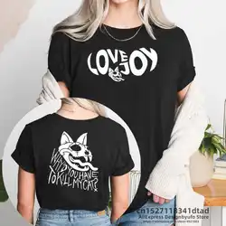 Lovejoy North Hern Autumn Tour 2022 T Shirt Funny  Short Sleeve Why'd You Have To Kill My Cat T-shirt Women Clothing Tops