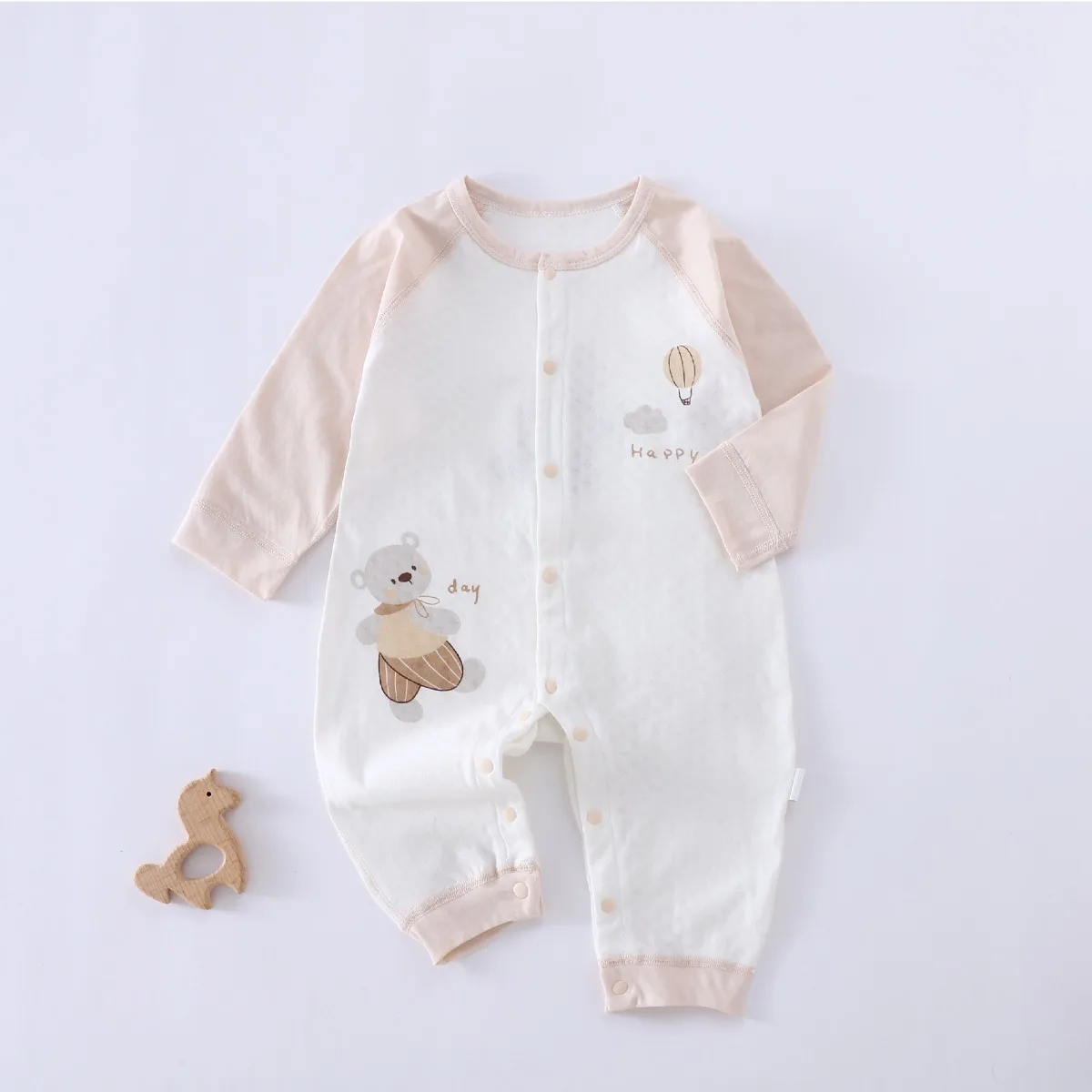 6-18M Baby Boy Girl Spring Summer Lightweight Jumpsuit Newborns Pure Cotton Breathable Skin-friendly Romper Infant Casual Onesie