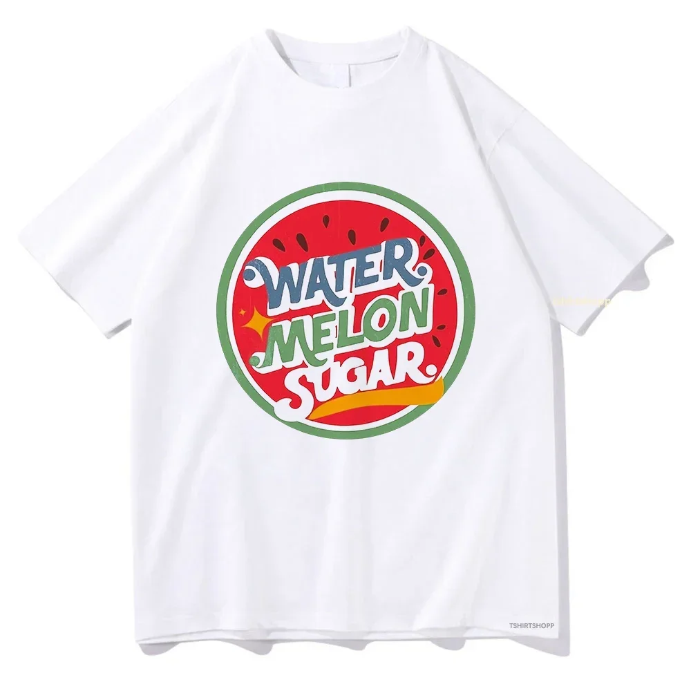 

Vintage Twinkling Watermelon Graphic T-Shirts Women's Funny Streetwear Korea Style Aesthetic Y2K Clothing