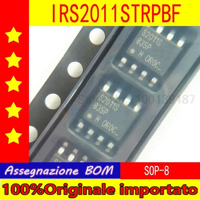 10pcs/lot  IRS2011STRPBF  IRS2011SPBF  IRS2011S S2011S  SOP-8 Dual MOSFET Power Driver