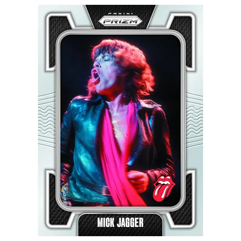 Panini 2025 Prizm Rolling Stones Cards, Trading Card Mega Box, 2 Silver Parallels Per Box, Licensed Limited Edition