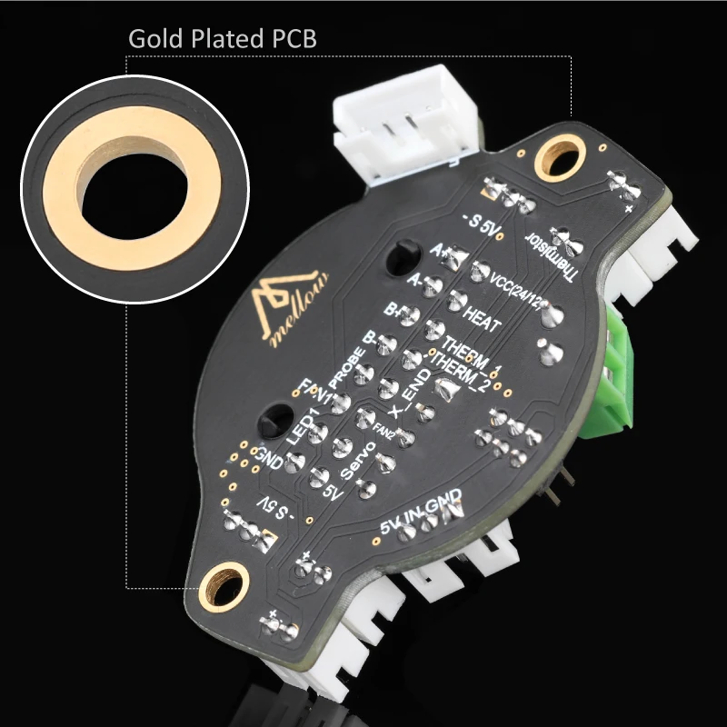 Mellow Fly-MiniAB Board For 3D Printer Hot End Quick Replacement Sherpa/Libra MineSunrise Extruder Compatible With 42mm Motors