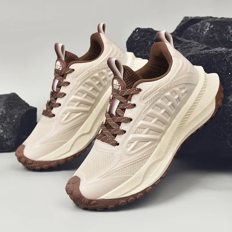 Men's and Women's Sports Shoes, Breathable and Shock-absorbing Off-road Running Shoes, Anti Slip and Wear-resistant Hiking Shoes