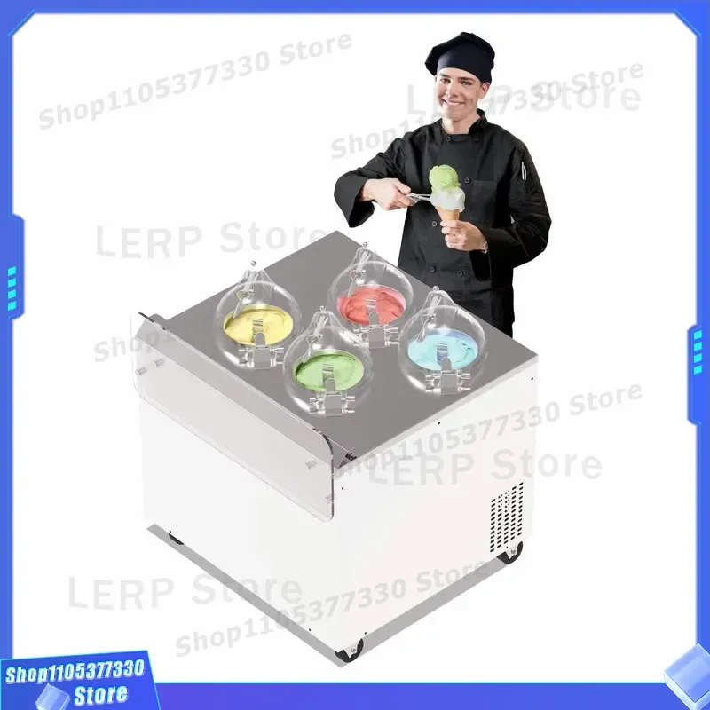 Commercial Ice Cream Maker Machine Professional Home Use Food Store Frozen Dessert Maker Automatic Soft Serve Ice Cream
