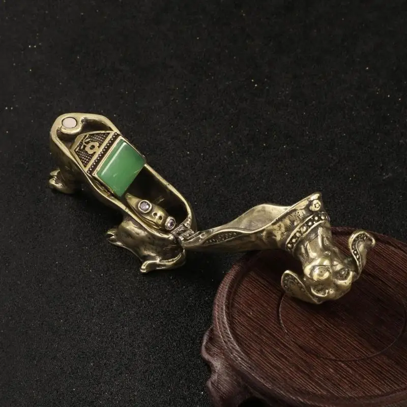 A52E Decorative Alloy Hinge Box for Collectors and Gift Enthusiasts Jewelry Holder