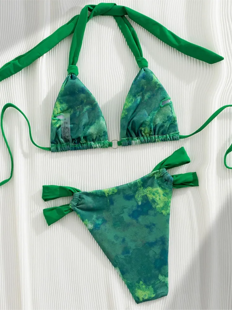 Mulher de banho maiô sexy biquíni novo push up biquinis conjunto brasileiro maiô feminino beachwear biquini ternos de duas peças