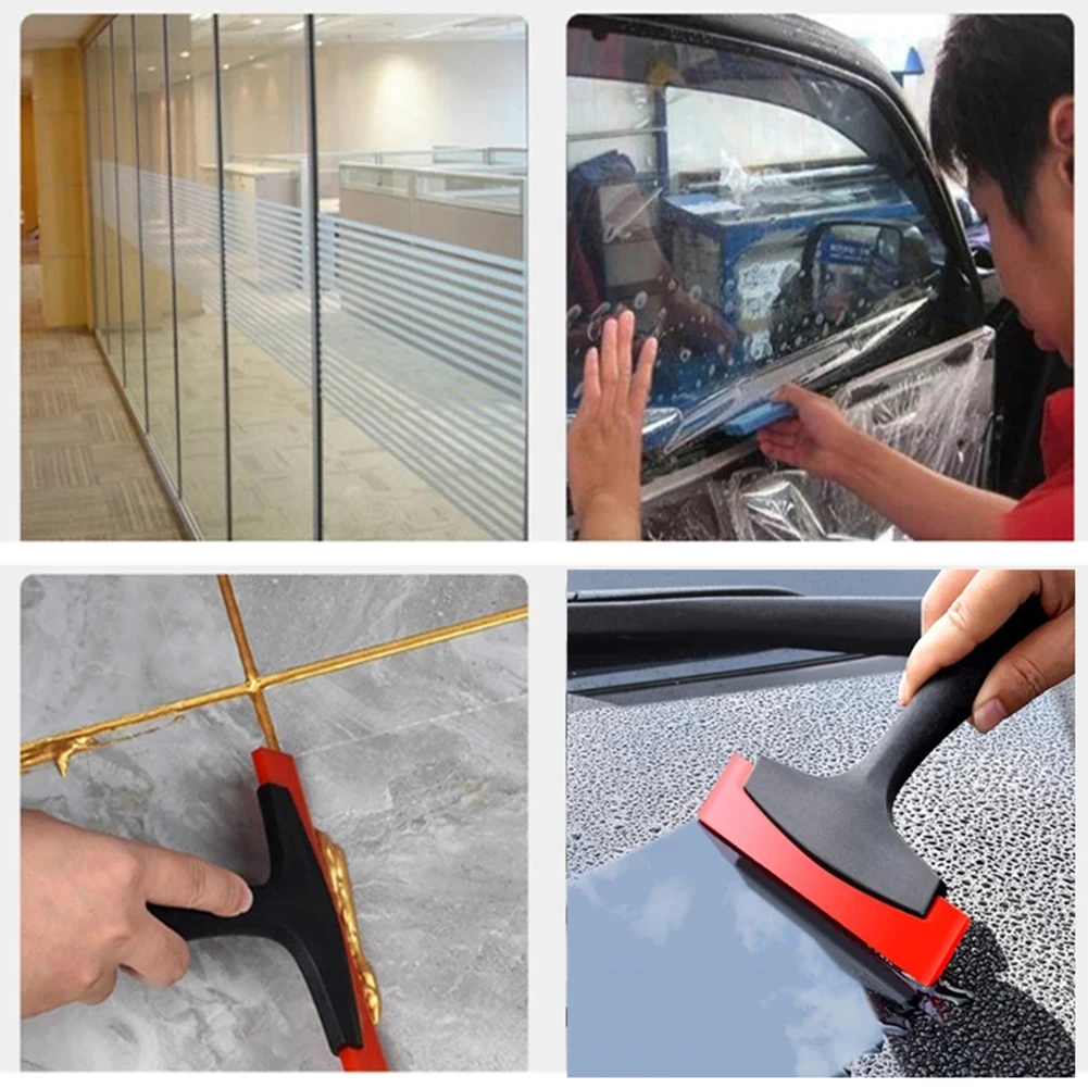 Silicone Cleaning Scraper Shovels Tile Gap Filling Tool Grout Scrapers Car Film Stickers Install Tool Water Remover Hand Tools