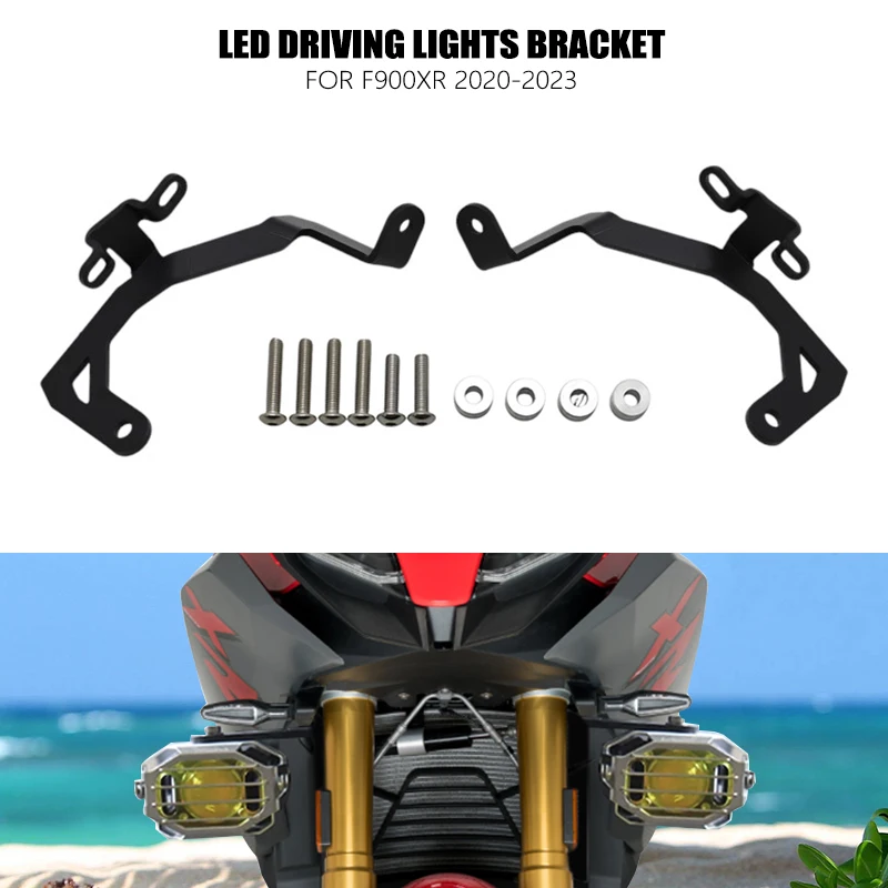 New Led Driving Lights Auxiliary Light Mounting Front Bracket For BMW F900XR F900 XR F 900 XR 2020 2021 2022 2023 Motorcycle