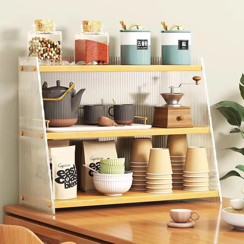 

Cup holder, cup storage, shelf, desktop water cup, teacup mark, coffee glass shelf, water bar, finishing