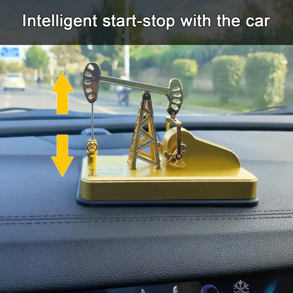 

Car Diffuser Car Aromatherapy Solar Charging Pumping Unit Engine Oilfield Working Equipment Figurine Car Air Freshener