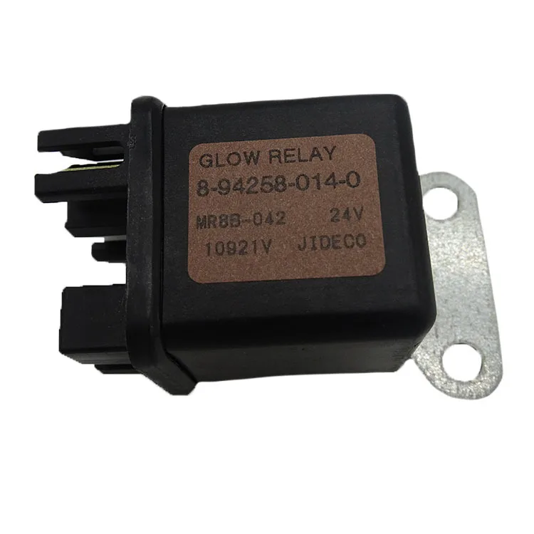 Original high performance excavator B249900001038 894258-0140 ISUZU DC24V Glow Plug Relay For Excavator