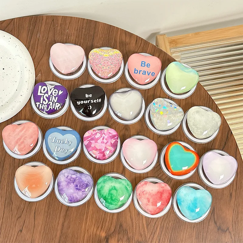 

3D-стеклянная подставка-держатель для телефона с креплением на палец, складная, для iPhone 15, 16, Xiaomi