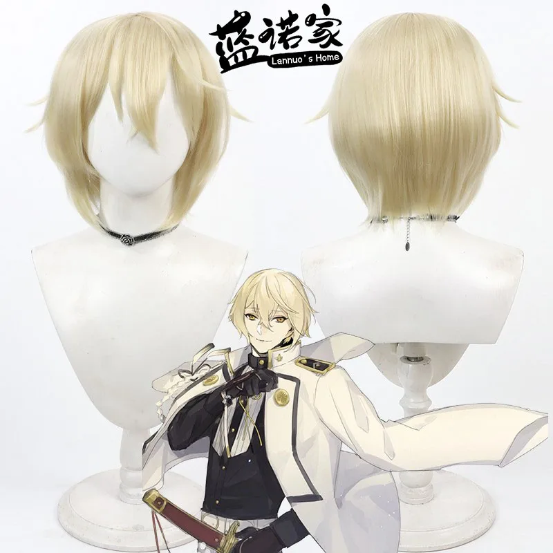 

Аниме Touken Ranbu ONLINE Sugeshige Cos, парик для косплея, реквизит для Хэллоуина, карнавала, синтетические волосы, термостойкое волокно + шапочка для парика