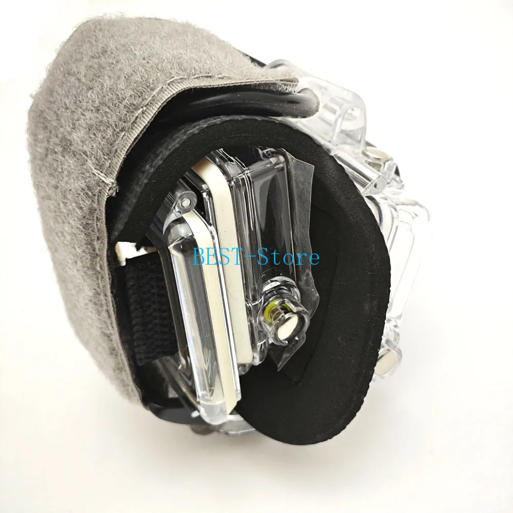 Оригинальный водонепроницаемый чехол для дайвинга длиной 60 м с ремешком на запястье и 2 задней камеры для Gopro Hero 4 3 3+