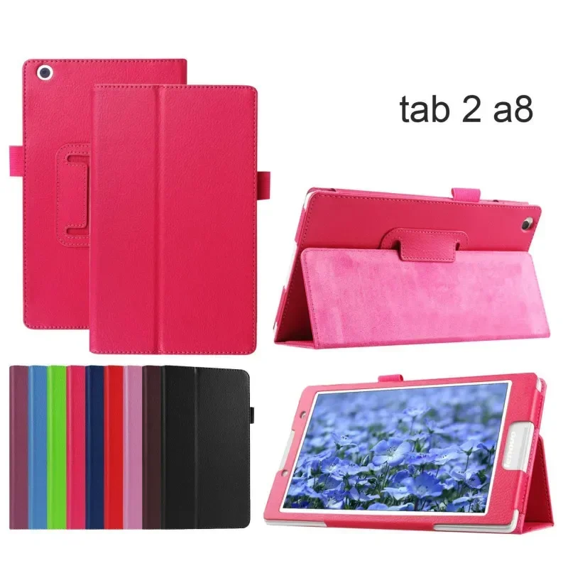 PU Leather Cover Case for Lenovo Tab 3 8 TB3-850F TB3-850M Flip Stand tablet Cover Case for Lenovo Tab2 A8 A8-50F A8-50LC capa