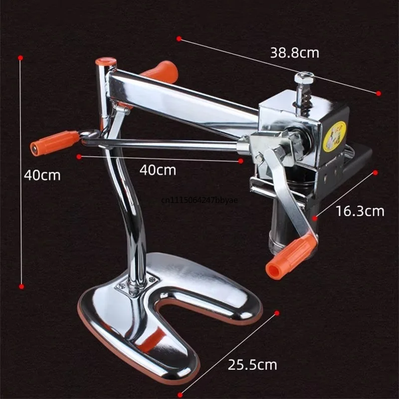 For Household Manual Stainless Steel Noodle Press Machine Portable Two‑Axis Pasta Maker 10 Kinds Pasta Making Equipment