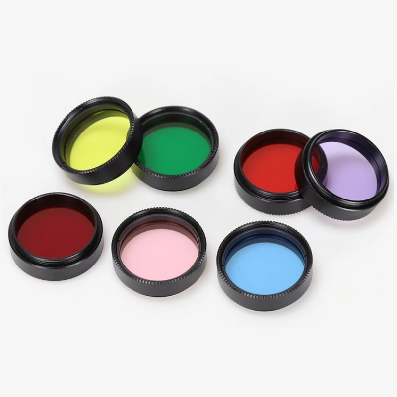 Agnicy 望遠鏡アクセサリー ナイトホーク シリーズ 第 2 世代 7 色月星雲フィルター イエロー グリーン レッド ブルー ピンク パープル オレンジ