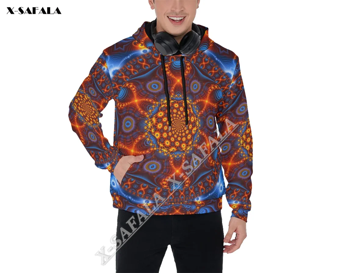 

Cactivated DNA Psychedelic Mandala 3D Full Print Zipper Hoodie Men Pullover Sweatshirt Hooded Jersey Tracksuits Outwear