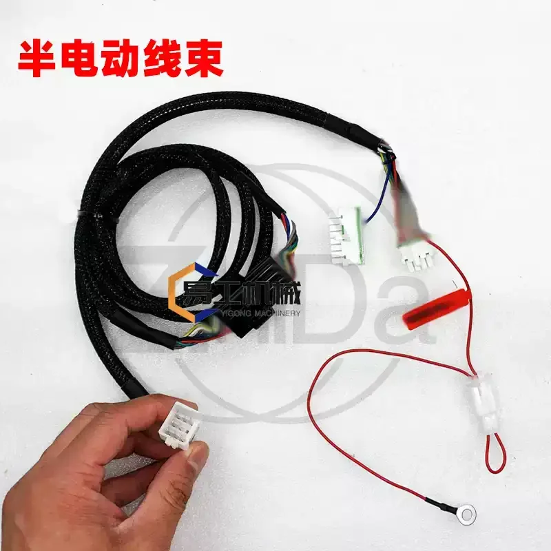 Electric Pallet Jack Wiring Harness Full Semi Electric Forklift Travel Lifting Control Cable Assembly Pallet Truck Replacement