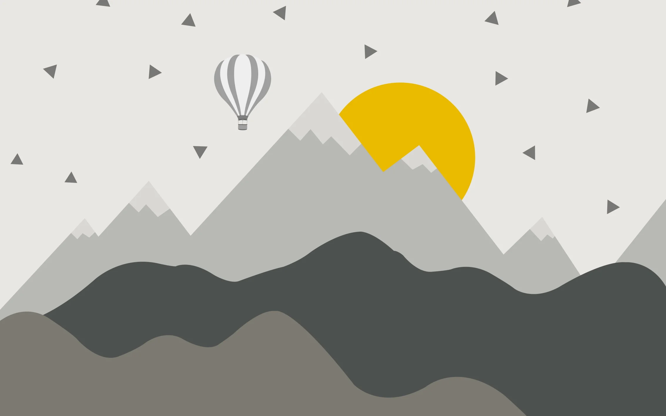 

Индивидуальная мультяшная фреска, скандинавская ручная роспись, геометрические цветные вершины, мультяшная детская комната, домашний фон, настенные обои