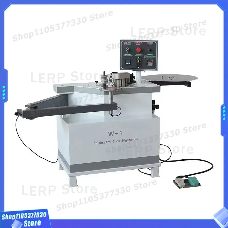 Mini Manual Portable Folding Arm Curve Edge Banding Machine Household Wood Tools PVC Edge Banding Machine W-1 Portable Mini