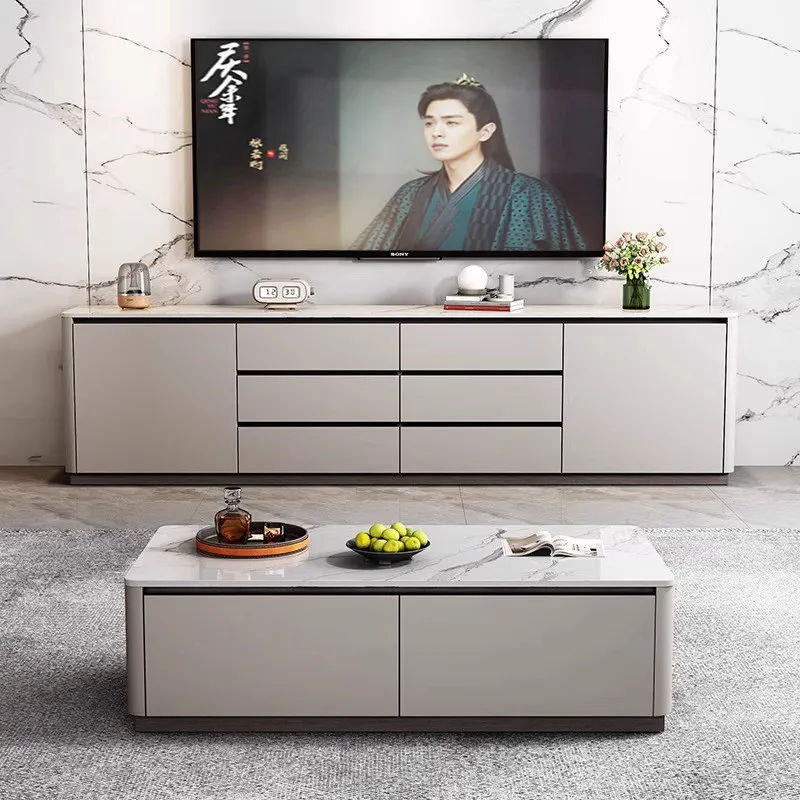 Armoires minimalistes supports de télévision tiroirs modernes commodes de luxe Table de télévision rangement universel bureau Suporte Para Tv meubles italiens