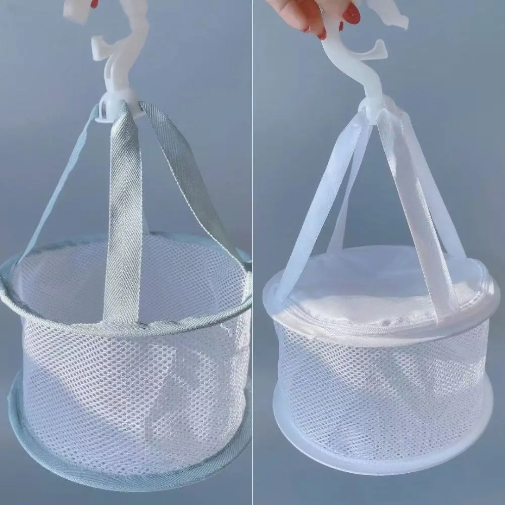 Cosmetic Brushes Dryer Rack Makeup Tools Cleaning Mesh Rack Hanging Basket Makeup Puff Holder Drying Net Bag Beauty Egg Dryer