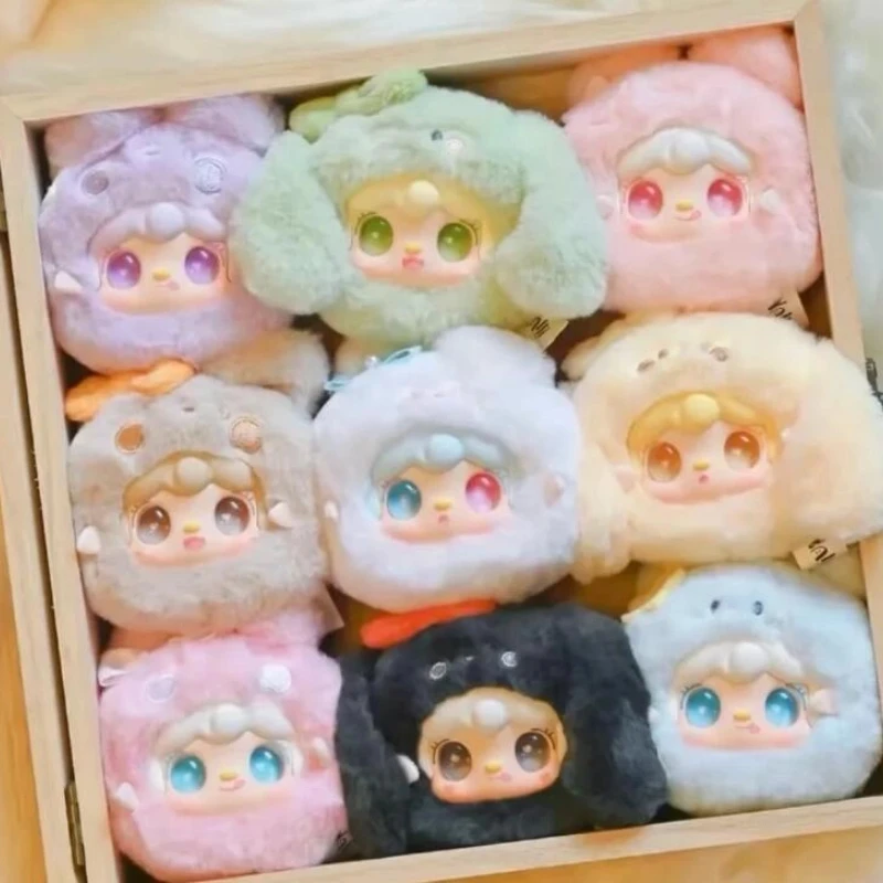 Echte Yooki Sauerstoff Niedliche Kaninchen Blind Box Vinyl Gesicht Kawaii Figur Ornamente Trendy Handgemachte Weibliche Überraschung Geburtstag Geschenke