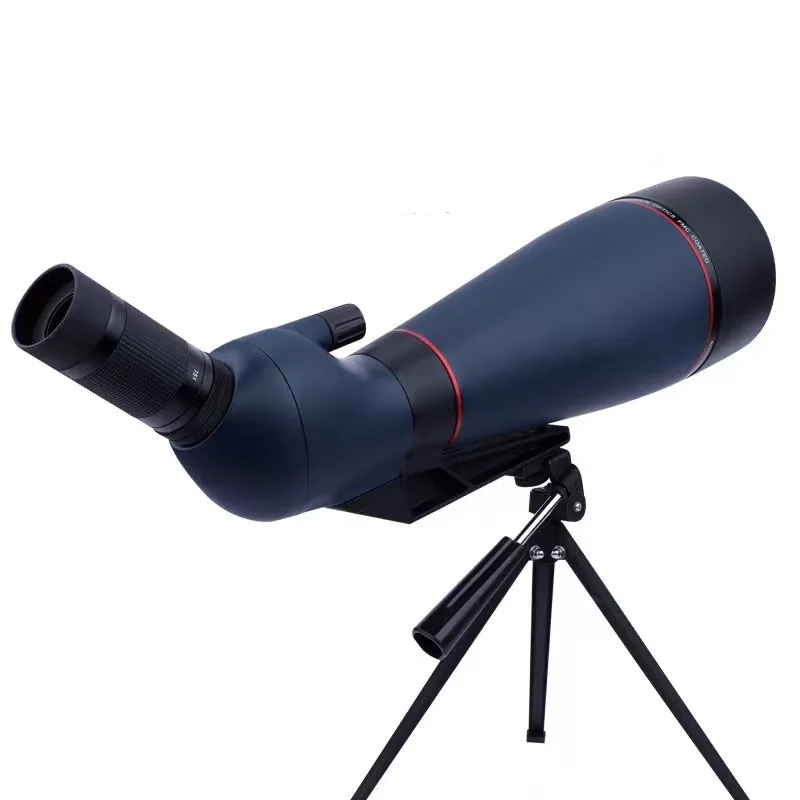 Real Picture Large Eyepiece 25-75x100 Spotting Scopes Telescope For Bird Watching Target Shooting