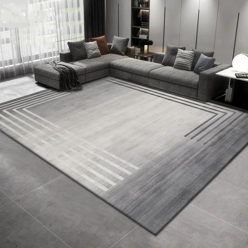 VIKAMA Moderner, minimalistischer Luxus-Stil für Wohnzimmer, Couchtisch, Teppich, Schlafzimmer, vollständige Abdeckung, Schlafzimmer, Nachttisch, Heimdekoration