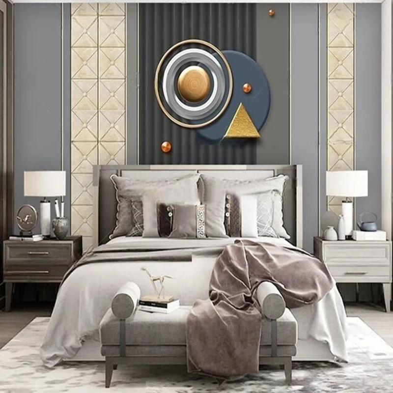 MU8818 New Chinese-style combination background wall featuring light luxury soft and hard decoration