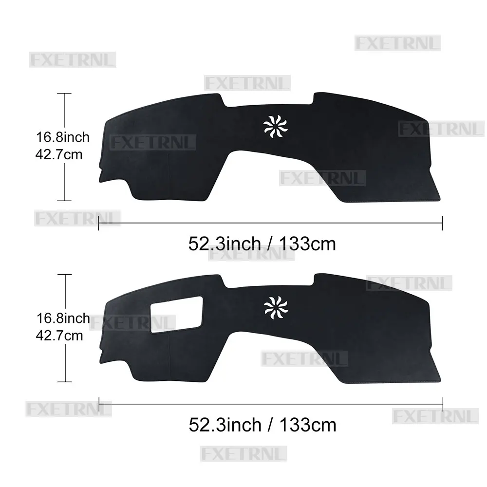 

Flannel Dashmat for Mazda 3 Axela 2019 2020 2021 2022 2023 2024 2025 Car Summer Sunshade Dashboard Mat Carpet Pad Accessories
