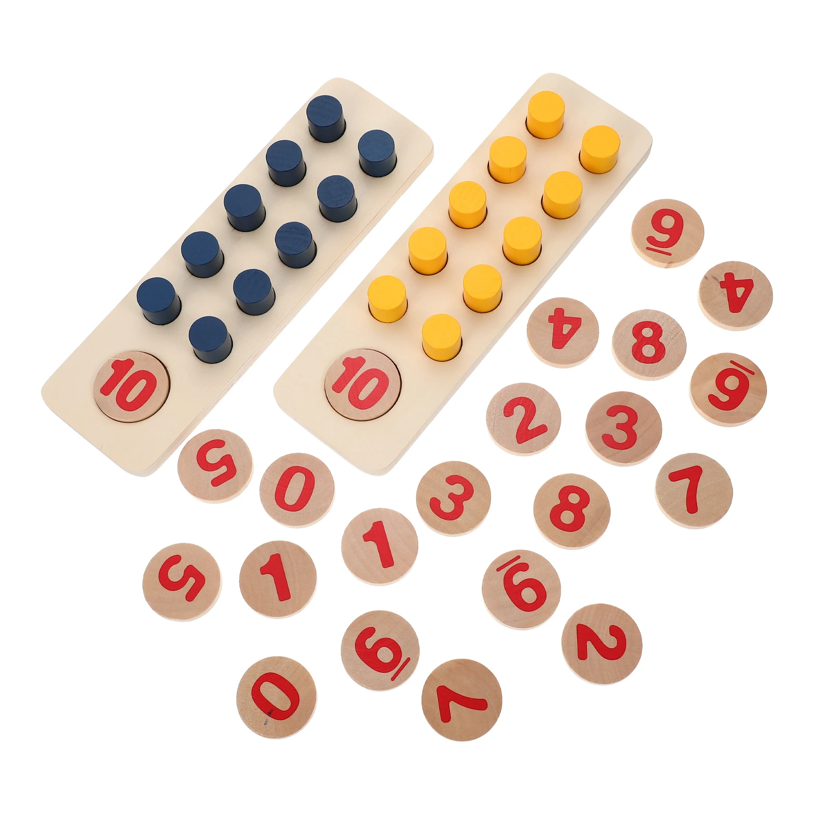 

1 Set Addition Subtraction Counting Math Enlightenment Educational Playset For Kids Number Matching Teaching Tool Classroom