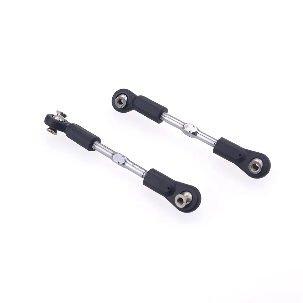 FBIL-2Pcs 8124 Metal 75-85Mm Steering Rod For 1/8 Zd Racing 9116 9020 9072 9071 9203 08425 08426 08427 08428 Rc Car Parts