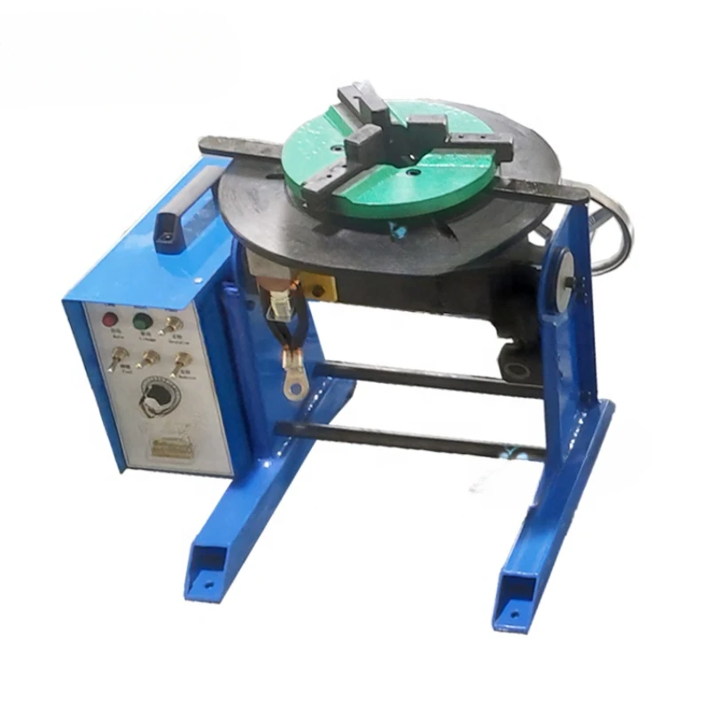 turn welding table hole 170mm flange welding positioner come with gun holder