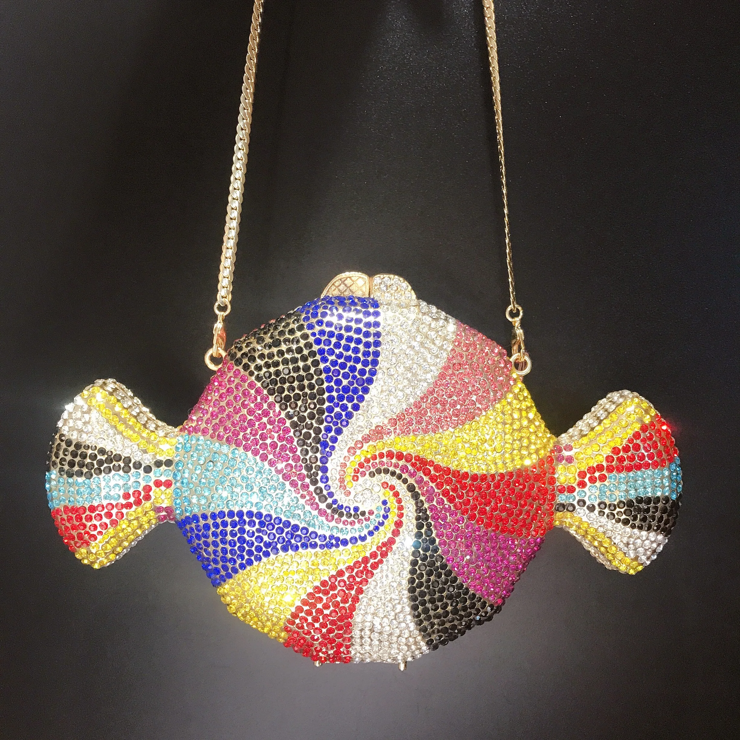 Rainbow Candy Color Clutch, Multicolor Glitter Party Bag for Women. OEM Custom Sweet Theme Purse, Low MOQ Wholesale from Factory