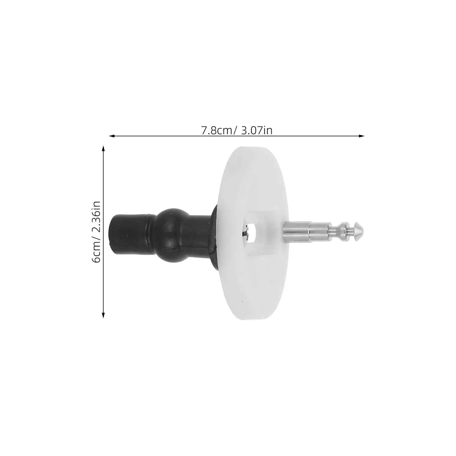 2Pcs Toilet Seat Hinge Bolts Heavy Duty Metal Top Mount Toilet Seat Bolt Fittings Bathroom Replacement Hardware