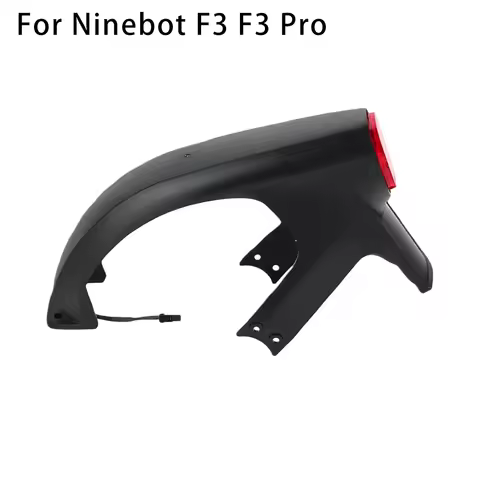 Rear Fender with Taillight for Ninebot F3 F3 PRO Electric Scooter Accessories Mudguard with Insurance Base Tail Lamp Spare Parts