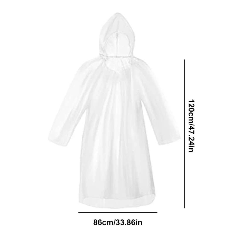 Portable Raincoat Women Men Outdoor Raincoat Waterproof Disposable Hooded Rain Cape Rain Cover Travel Card Raincoat