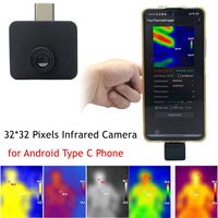 Mobile Thermal Imager 32/8 Pixels -20~1000°C Thermal Camera Thermal Imaging Camera for Android Type C Phones Infrared Camera