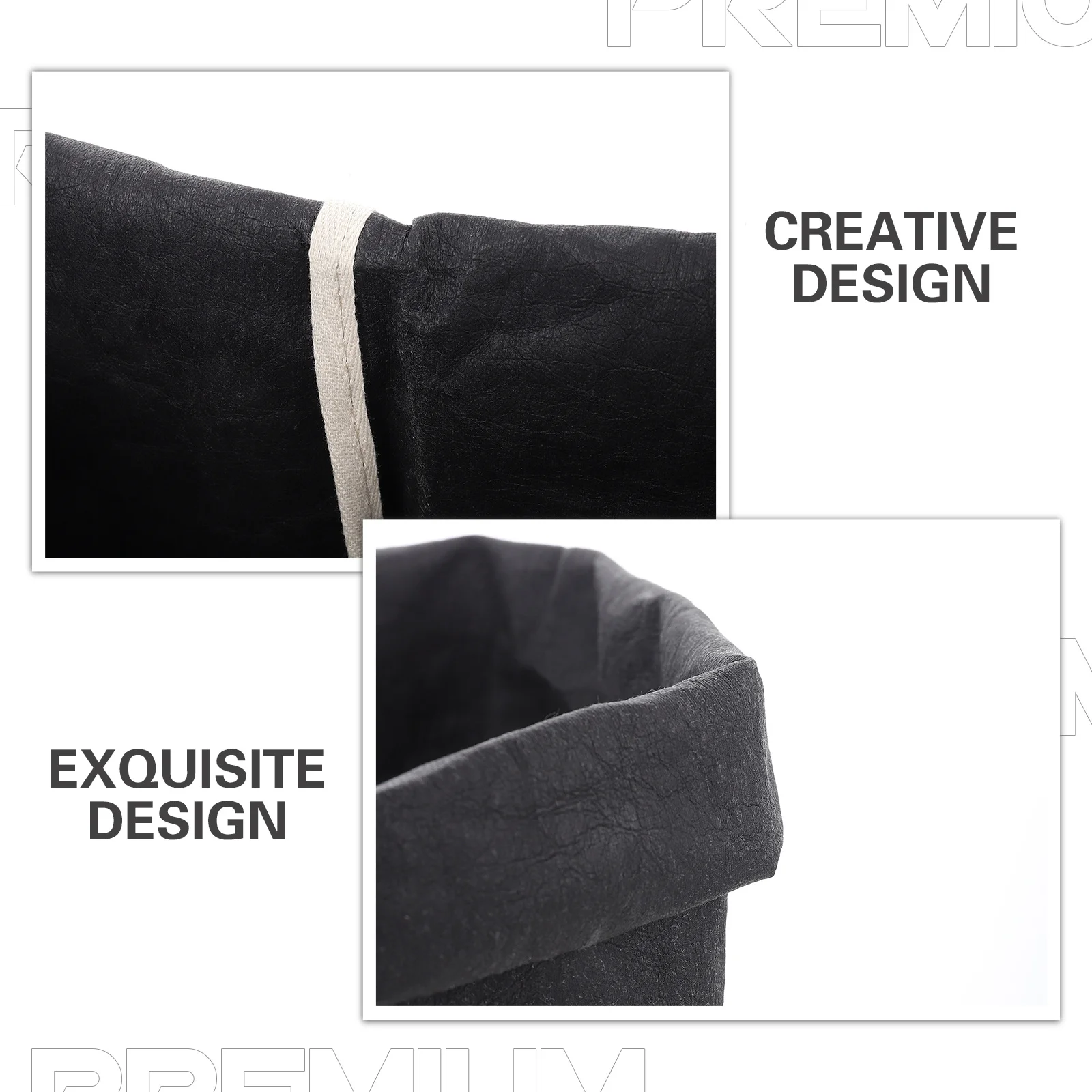 

Reusable Kraft Paper Bag Waterproof Washable Vegetable Storage Pouch for Flower Pot Root Vegetables Onion Potato Garlic