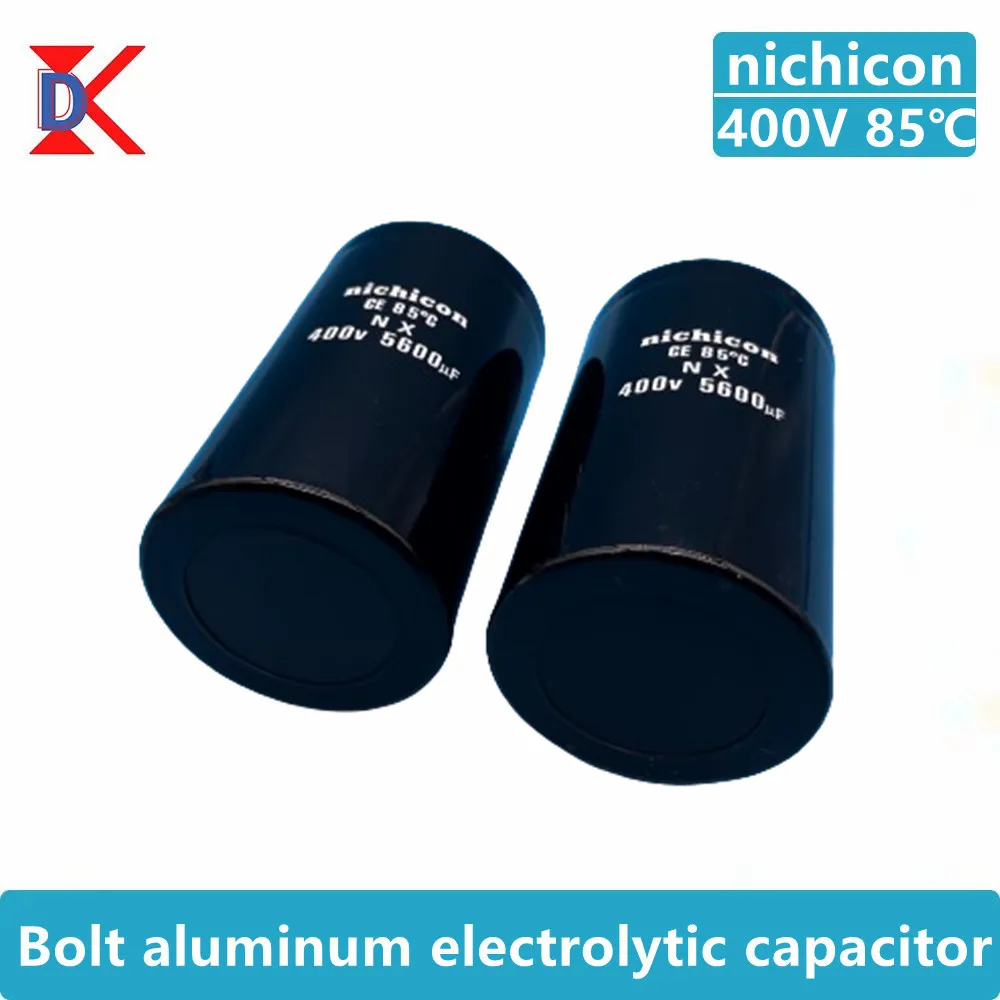 Nichicon Original Screw Foot Aluminum Electrolytic Capacitor 400V 2200UF 3300UF 4700UF 5600UF 6800UF 8200UF 10000UF Inverter