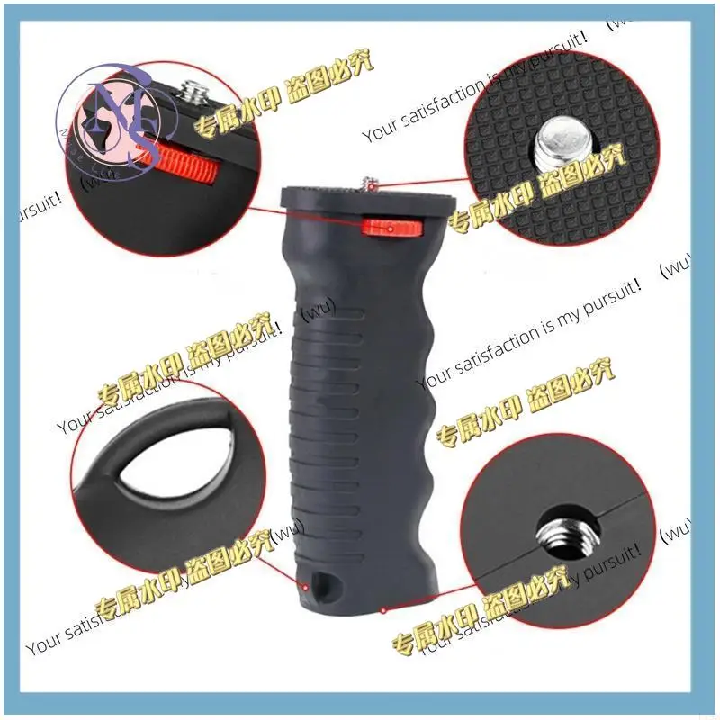 2pc1/4 Thread Camera Phone Light Stabilizer Handheld Grip With AntiSlip Handle Quick Release Mount Durability ABS For Shoot F19E