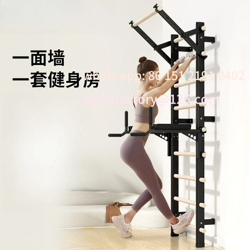 

Customizable wooden frame indoor training room leg pressure balance torso traction abdominal muscle home sports stretching frame