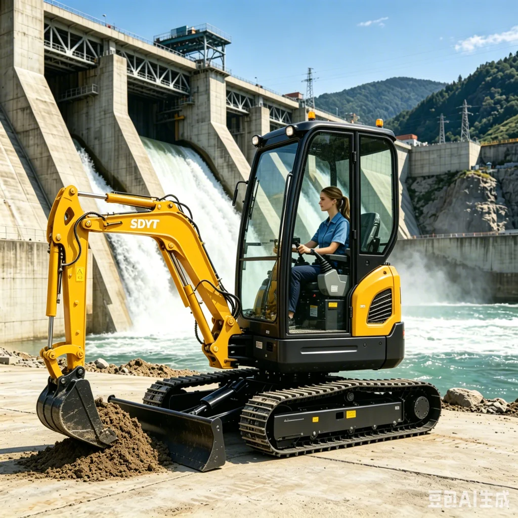 Customized Compact Mini Excavator, Low Fuel Consumption, Versatile Tools For Household Excavation And Garden Site Work CE