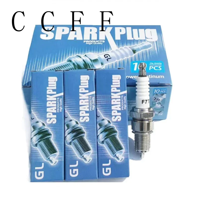 芝刈り機、マイクロ耕運機、電動ノコギリ点火ノズル用の144個の4ストロークスパークプラグアクセサリー