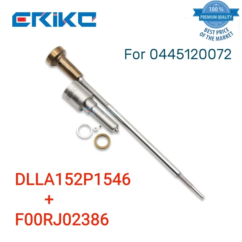 Reparatursatz Düse DLLA152P1546 Motorreparatursatz Spritzstangendüse 0 433 171 954 Common-Rail-Ventil F00RJ02386 für 0445120072